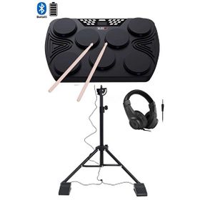 Midex Ddx-105St Profesyonel Standlı Bluetooth Dijital Davul Şarjlı Elektro Bateri
