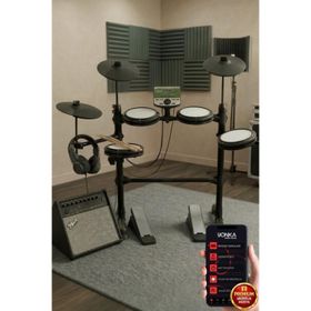 Midex DDX-110BT 70 AMP Amfili Profesyonel Dijital Davul Elektronik Bateri Seti