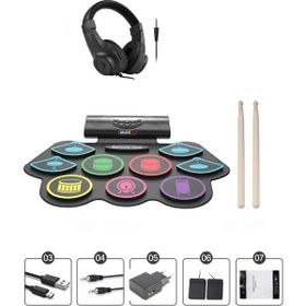 Midex Ddx-75 9 Ped 2 Ayak Pedalı Bluetooth Şarjlı Dijital Davul