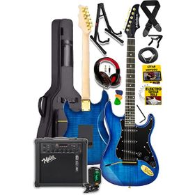 Midex GLC-40Bl-AMP Mavi Elektro Gitar Seti