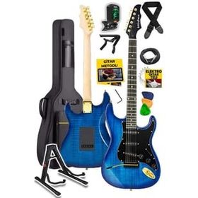 Midex GLC-40BL Profesyonel Mavi Elektro Gitar