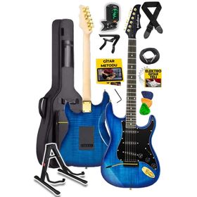 Midex GLC-40BL Profesyonel Mavi Elektro Gitar