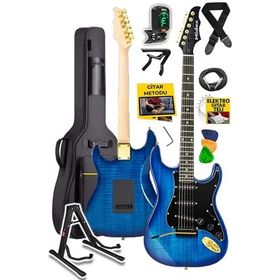 Midex GLC-40BL Profesyonel Mavi Elektro Gitar