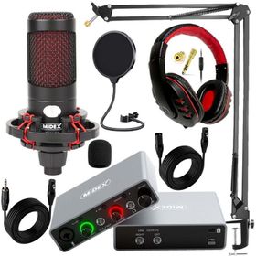 Midex GLX-700GR Ses Kartı + CXN-30 Stüdyo Mikrofon Stüdyo Ekipman Seti