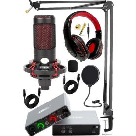 Midex GLX-700GR Ses Kartı + CXN-30 Stüdyo Mikrofon Stüdyo Ekipman Seti