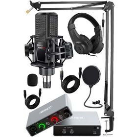 Midex GLX-700GR Ses Kartı + MX-2020 Stüdyo Mikrofon Stüdyo Ekipman Seti