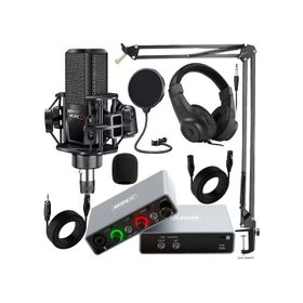 Midex GLX-700GR Ses Kartı + MX-2020 Stüdyo Mikrofon Stüdyo Ekipman Seti