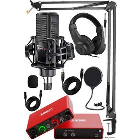Midex GLX-700RD Ses Kartı + MX-2020 Stüdyo Mikrofon Stüdyo Ekipman Seti