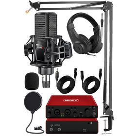 Midex GLX-800 Ses Kartı + MX-2020 Stüdyo Mikrofon