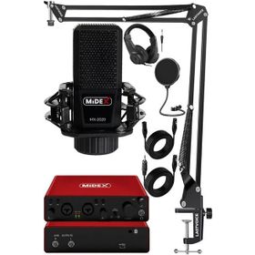 Midex GLX-800 Ses Kartı + MX-2020 Stüdyo Mikrofon