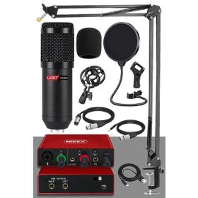 Midex GLX Paket-2 BM800 And Mikrofon Ses Kartı + Stand Set