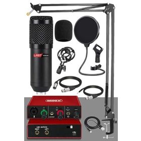 Midex GLX Paket-2 BM800 And Mikrofon Ses Kartı + Stand Set