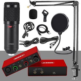 Midex Glx Paket-3 Bm800 Mikrofon + Stüdyo Ses Kartı + Stand + Filtre