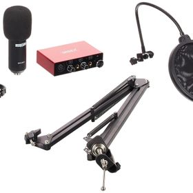 Midex Glx Paket-3 Bm800 Mikrofon + Stüdyo Ses Kartı + Stand + Filtre
