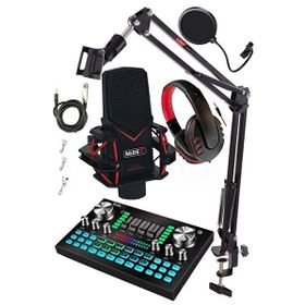Midex Gmx-1 Diamond Set Condenser Mikrofon Ses Kartı Kulaklık Canlı Yayın Paketi