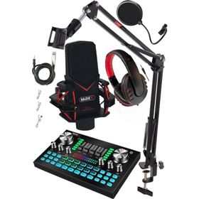 Midex Gmx-1 Diamond Set Condenser Mikrofon Ses Kartı Kulaklık Canlı Yayın Paketi