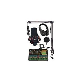 Midex GMX-1 Platinium Head Set Condenser Mikrofon Ses Kartı Kulaklık Canlı Yayın Paketi