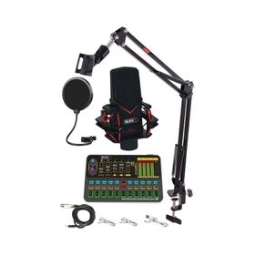 Midex GMX-1 Platinium Set Condenser Mikrofon Ses Kartı Canlı Yayın Paketi