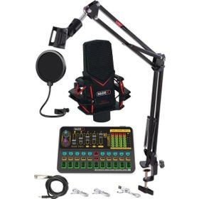 Midex GMX-1 Platinium Set Condenser Mikrofon Ses Kartı Canlı Yayın Paketi
