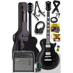 Midex GRX-200BK 50 Amp 50 W Gainli Şarjlı Amfi ve Full Profesyonel Elektro Gitar Seti