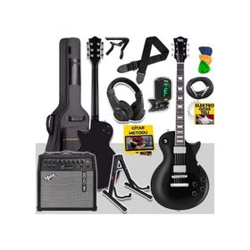 Midex GRX-200BK 50 Amp 50 W Gainli Şarjlı Amfi ve Full Profesyonel Elektro Gitar Seti