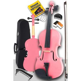 Midex HGA34PİNK-TYS Pembe 3/4 Çocuk Kemanı Full Set