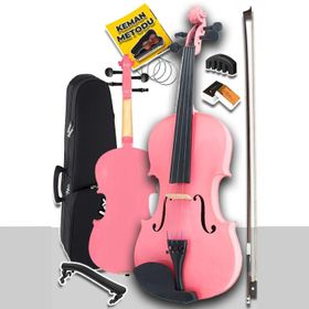 Midex HGA34PİNK-TYS Pembe 3/4 Çocuk Kemanı Full Set