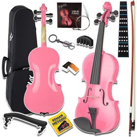 Midex HGA34PİNK-TYS Pembe 3/4 Çocuk Kemanı Full Set