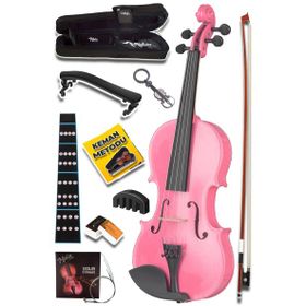 Midex HGA34PİNK-TYS Pembe 3/4 Çocuk Kemanı Full Set