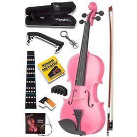 Midex HGA34PİNK-TYS Pembe 3/4 Çocuk Kemanı Full Set