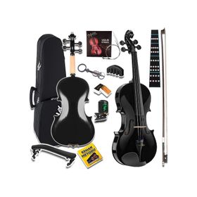 Midex HGA44BK-PAK 4/4 Full Siyah Set Keman