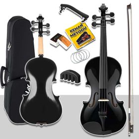 Midex HGA44BK-TYS 4/4 Full Siyah Set Keman