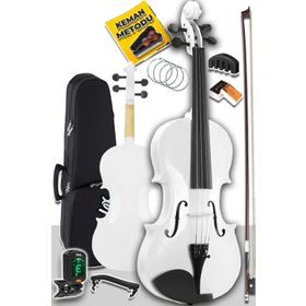 Midex HGA44WH-PAK Beyaz 4/4 Tam Boy Keman Seti