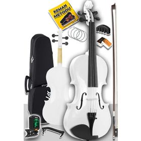 Midex HGA44WH-PAK Beyaz 4/4 Tam Boy Keman Seti