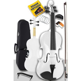 Midex HGA44WH-PAK Beyaz 4/4 Tam Boy Keman Seti