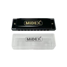Midex HN-10BK Siyah Örf Aletleri 10 Delikli Mızıka