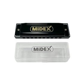 Midex HN-10BK Siyah Örf Aletleri 10 Delikli Mızıka