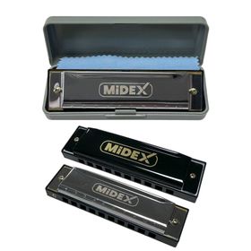 Midex HN-10SL Silver Örf Aletleri 10 Delikli Mızıka