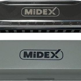 Midex HN-10SL Silver Örf Aletleri 10 Delikli Mızıka