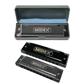Midex HN-10SL Silver Örf Aletleri 10 Delikli Mızıka