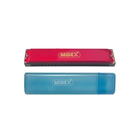 Midex HN-24RD Kırmızı 24 Delikli Mızıka