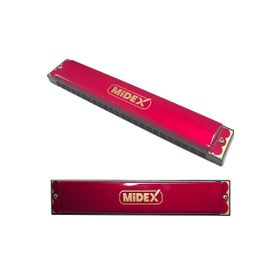 Midex HN-24RD Kırmızı 24 Delikli Mızıka