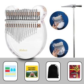 Midex KLX6000 Şeffaf Cam Kalimba Paslanmaz Çelik Çekiç