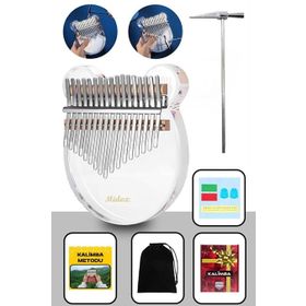 Midex KLX6000 Şeffaf Cam Kalimba Paslanmaz Çelik Çekiç
