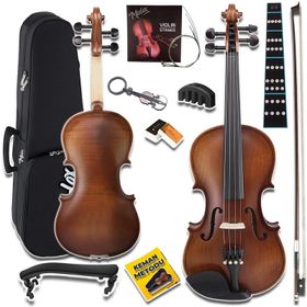 Midex LMA-644-TYS 4/4 Tam Boy Profesyonel Ahşap Mat Keman Seti