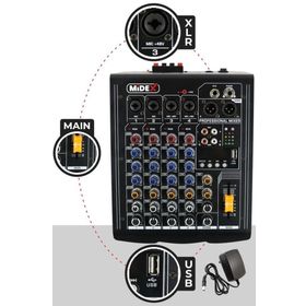 Midex MBG400-AMP 4 Telli Bas Gitar + 20 W Amfi + Gigbag Kulaklık