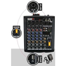 Midex MBG400-AMP 4 Telli Bas Gitar + 20 W Amfi + Gigbag Kulaklık