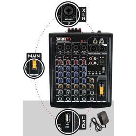 Midex MBG400-AMP 4 Telli Bas Gitar + 20 W Amfi + Gigbag Kulaklık