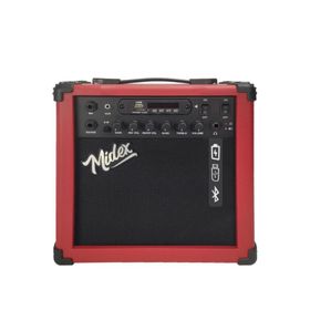 Midex MGA-25RD 25 W USB Bluetooth Şarjlı 2 Girişli Elektro Gitar Amfisi