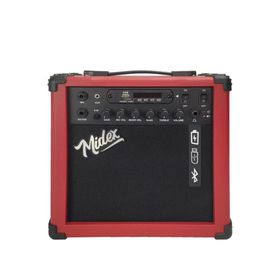 Midex MGA-25RD 25 W USB Bluetooth Şarjlı 2 Girişli Elektro Gitar Amfisi